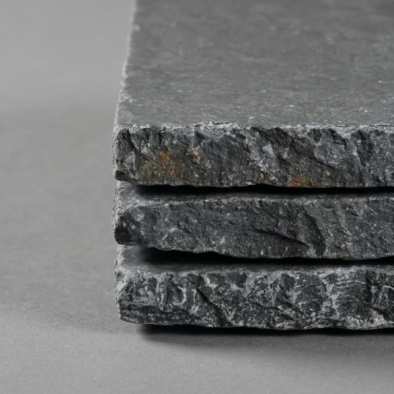 Premium Natural Black Slate Stone Pavers