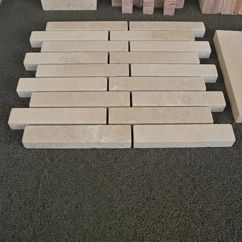 Premium Natural Beige Stone Brick Pavers
