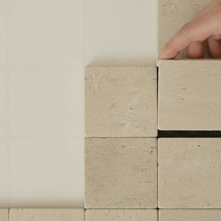 Premium Matte Tumbled Beige Travertine Mosaic Tile