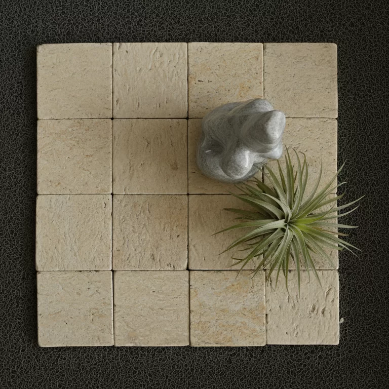 Premium Matte Tumbled Beige Travertine Mosaic Tile