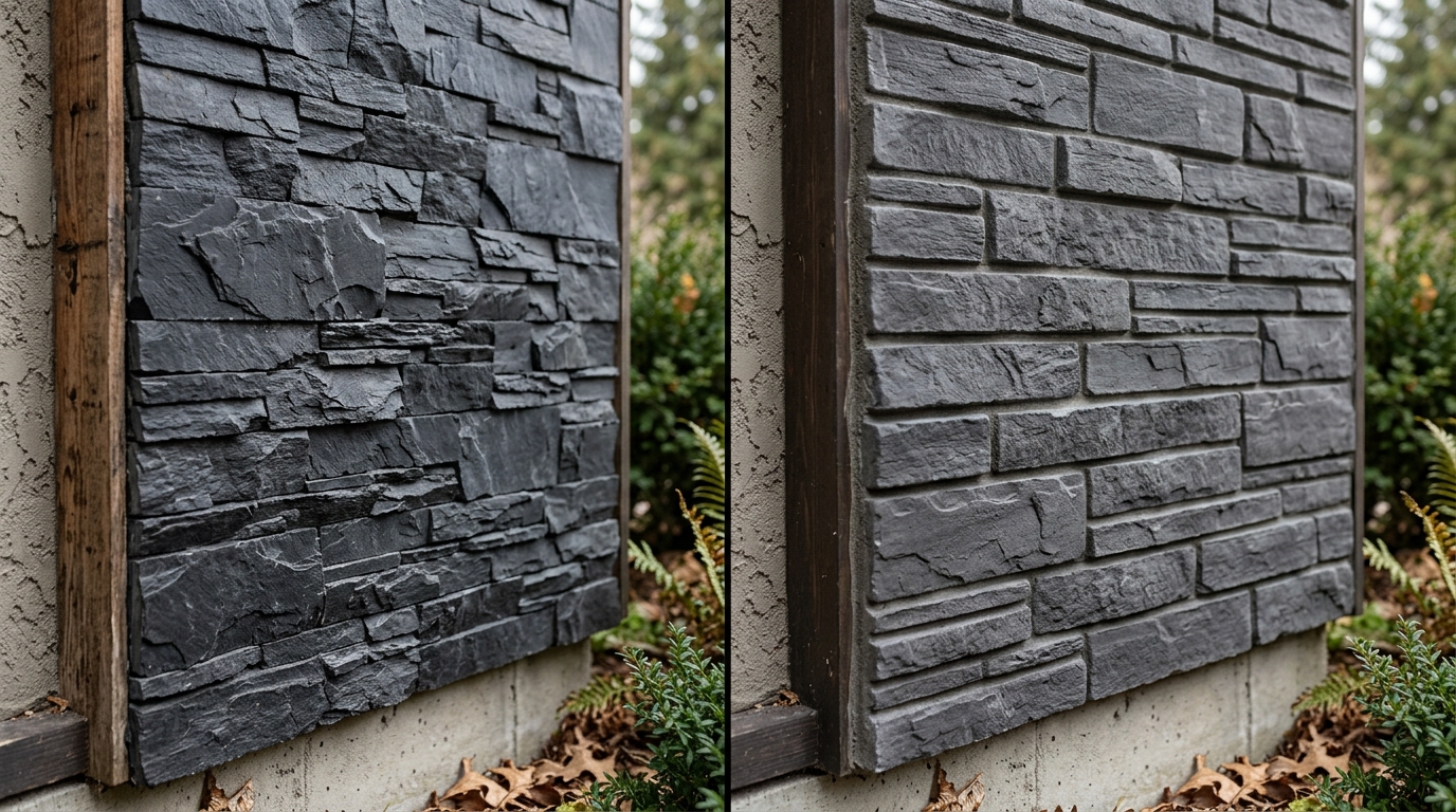Natural Slate vs Manufactured Stone