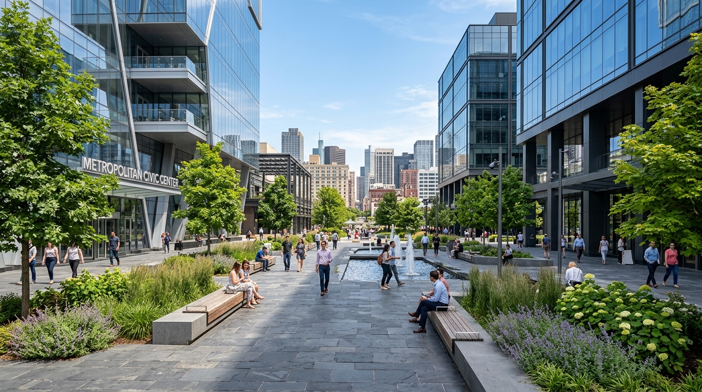 Metropolitan Civic Plaza Paving Sydney
